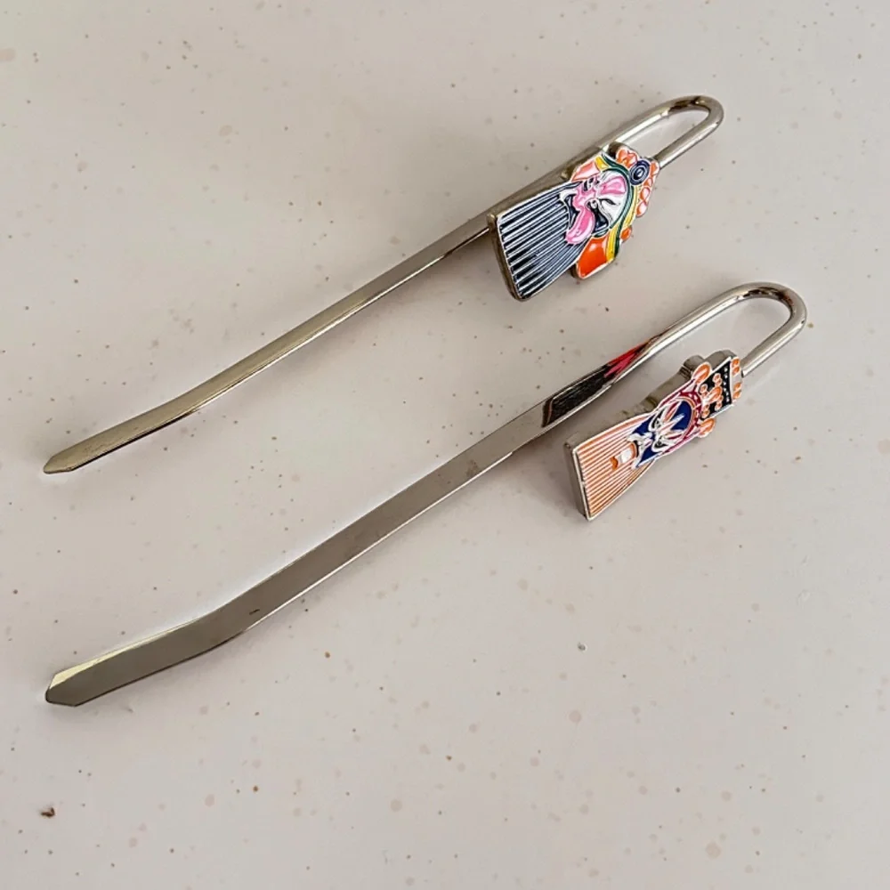 Chinese Opera Mask Bookmark Art Chinese Collectible Opera Facial Makeup